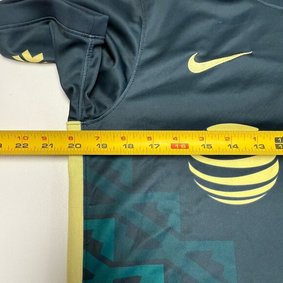 Nike Club America Soccer Jersey Mens Medium Blue Liga MX 21/22 - Picture 10 of 11